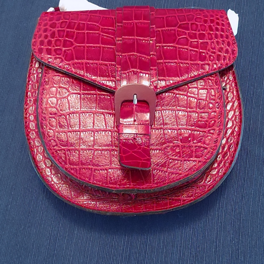 Patricia Nash. Red. Leather. Crossbody